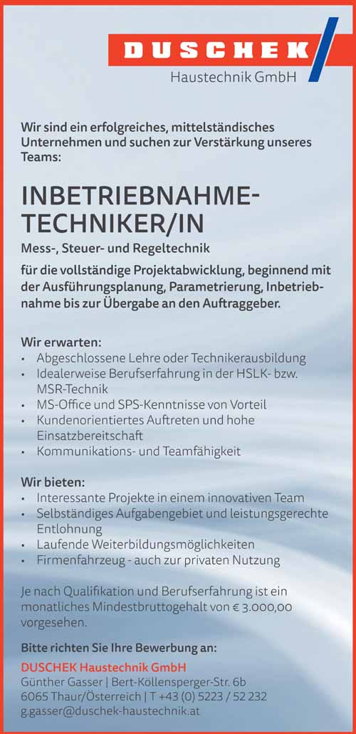 DU_Stelleninserat-68×140-Inbetriebnahmetechniker-Mai22-DRUCK 20.05.2022